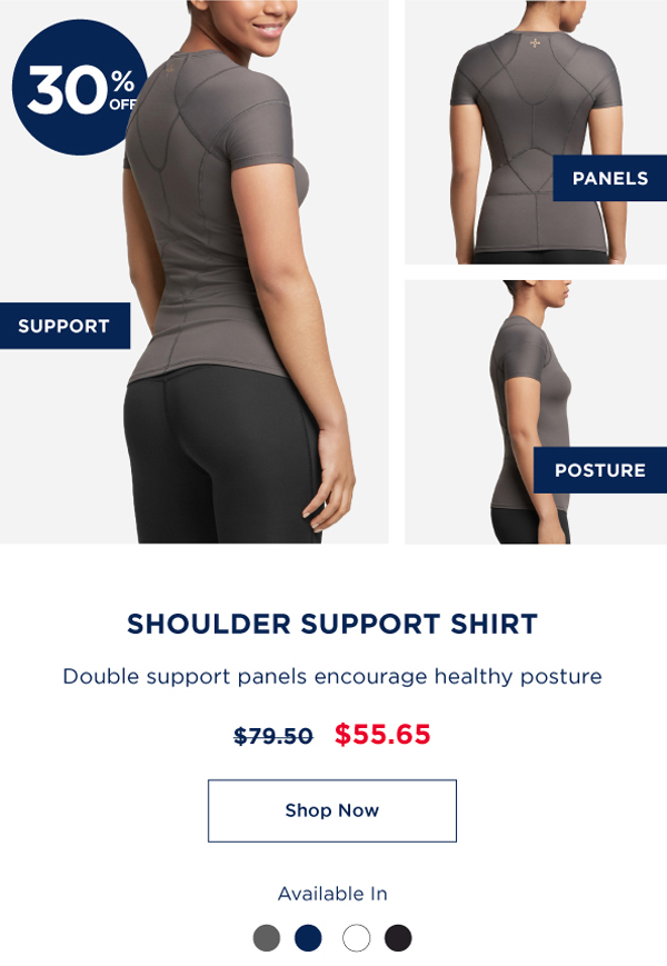 Women's Pro-Grade Short Sleeve Shoulder Support Shirt