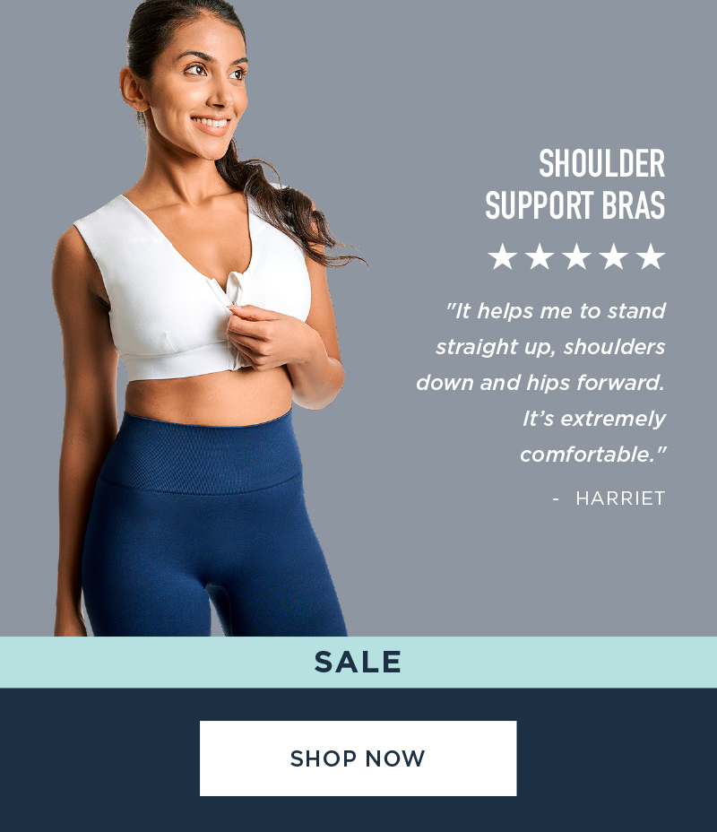 ZIP UP SHOULDER SUPPORT BRA SAVE NOW