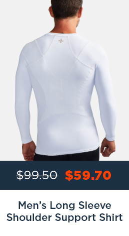 MEN'S LONG SLEEVE SHOULDER SUPPORT SHIRT