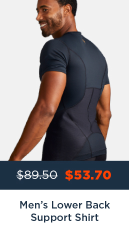 MEN'S LOWER BACK SUPPORT SHIRT