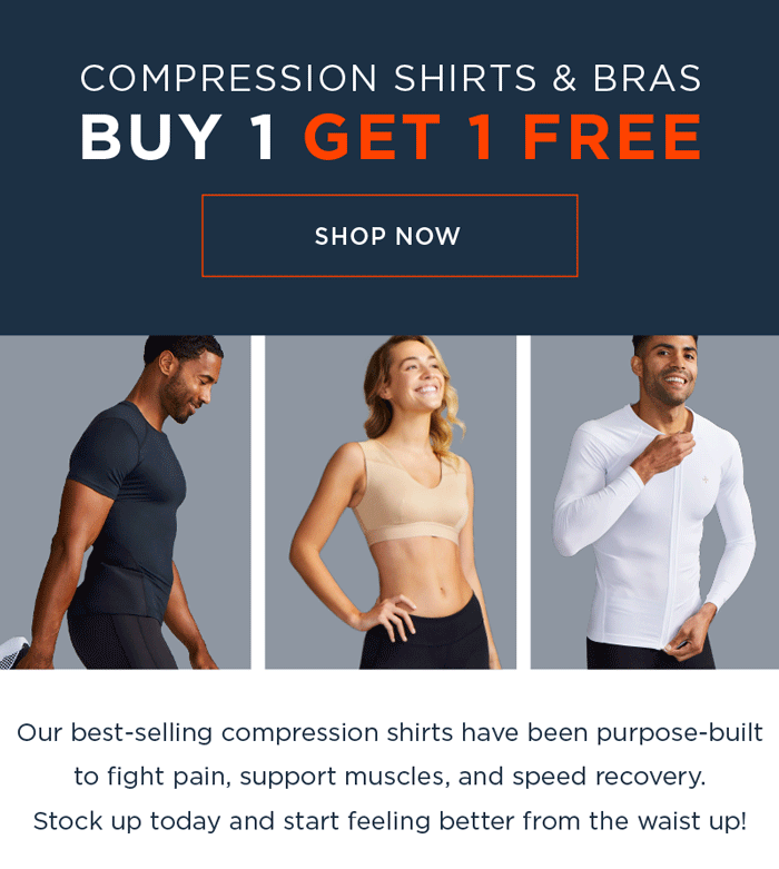 All Bras & Shirts Buy 1 Get 1 Free! - Tommie Copper
