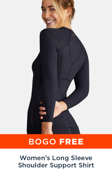 BOGO FREE WOMEN'S LONG SLEEVE SHOULDER SUPPORT SHIRT