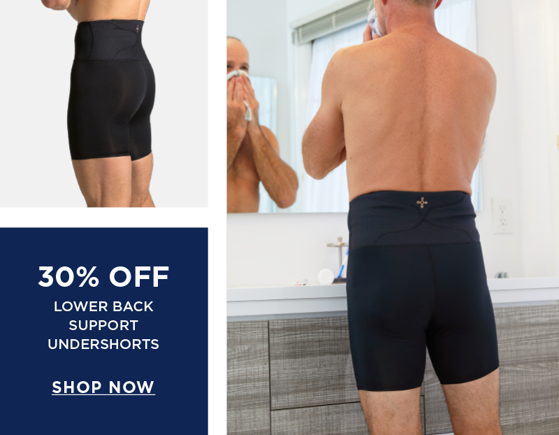 Men's Pro-Grade Lower Back Support Undershorts