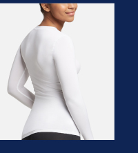 Women's Core Compression Long Sleeve V-Neck Shirt