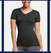 Women's Core Compression Short Sleeve V-Neck Shirt