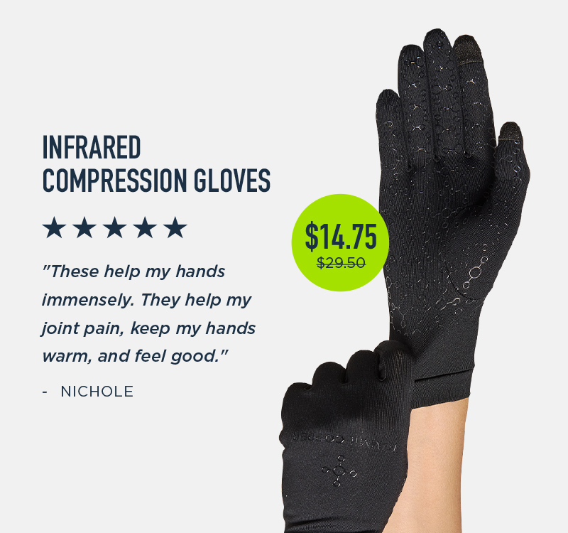 INFRARED COMPRESSION GLOVES