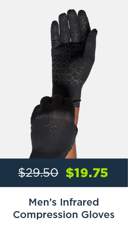 MEN'S INFRARED COMPRESSION GLOVES