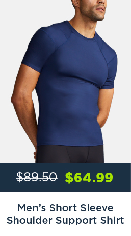 MEN'S SHORT SLEEVE SHOULDER SUPPORT SHIRT