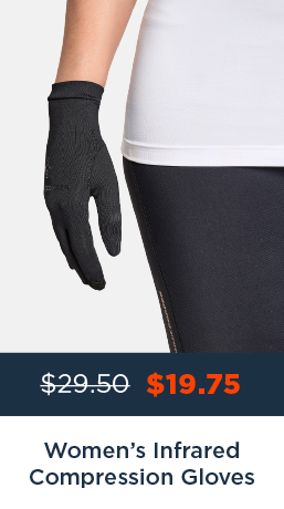 WOMEN'S INFRARED COMPRESSION GLOVES