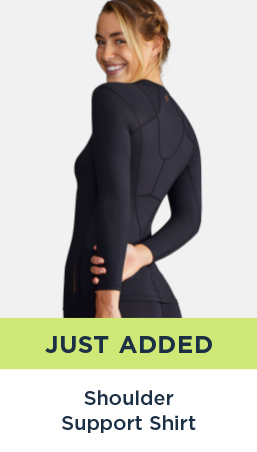 WOMEN'S LONG SLEEVE SHOULDER SUPPORT SHIRT