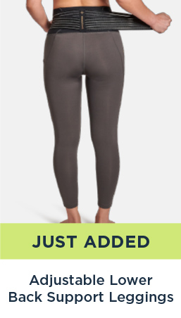 ADJUSTABLE LOWER BACK SUPPORT LEGGINGS