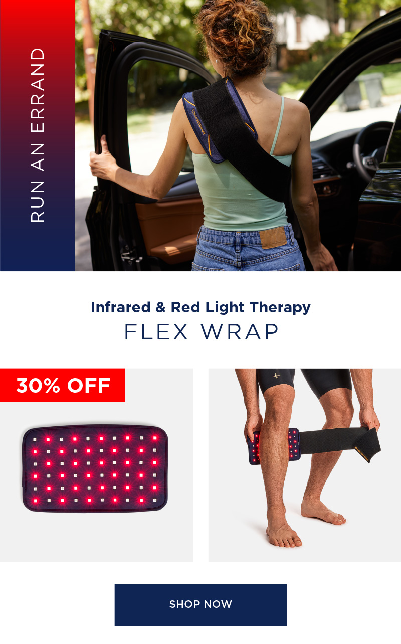 Pro-Grade Infrared & Red Light Therapy Flex Wrap