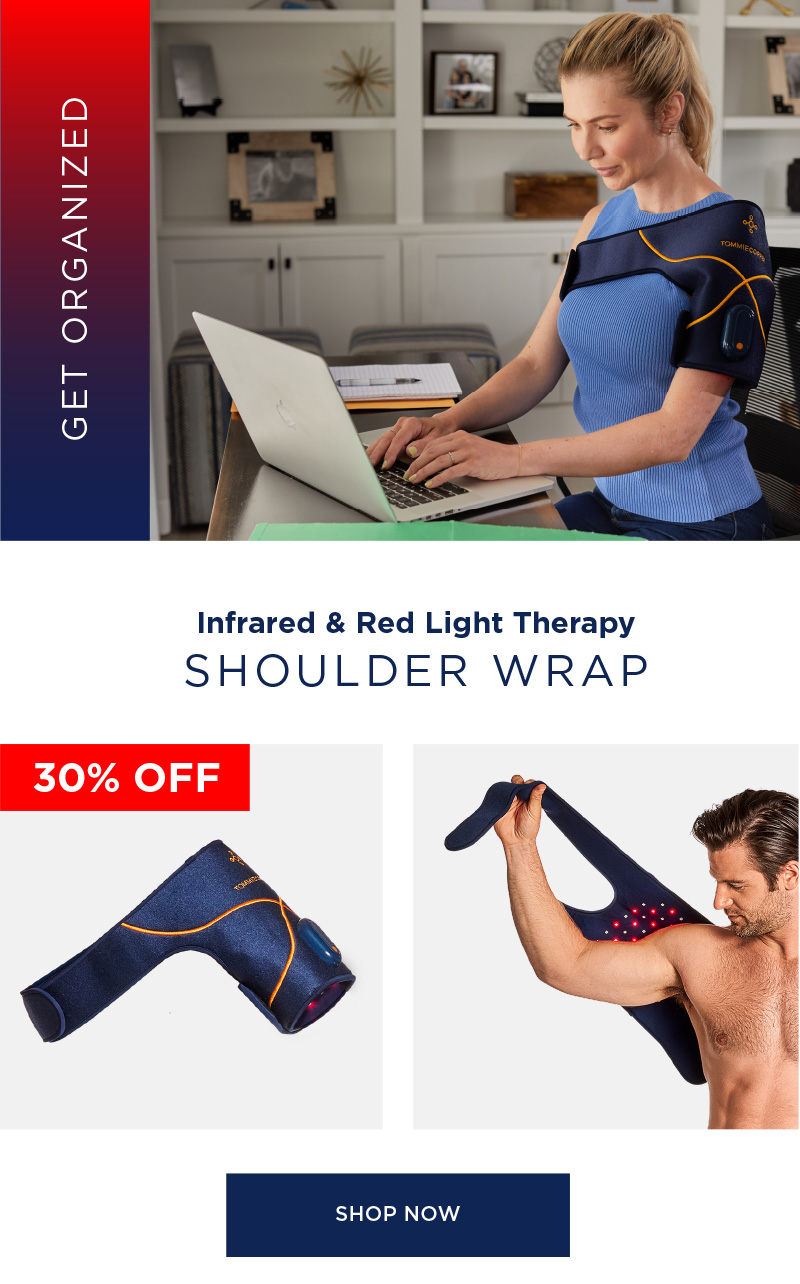 Pro-Grade Infrared & Red Light Therapy Shoulder Wrap