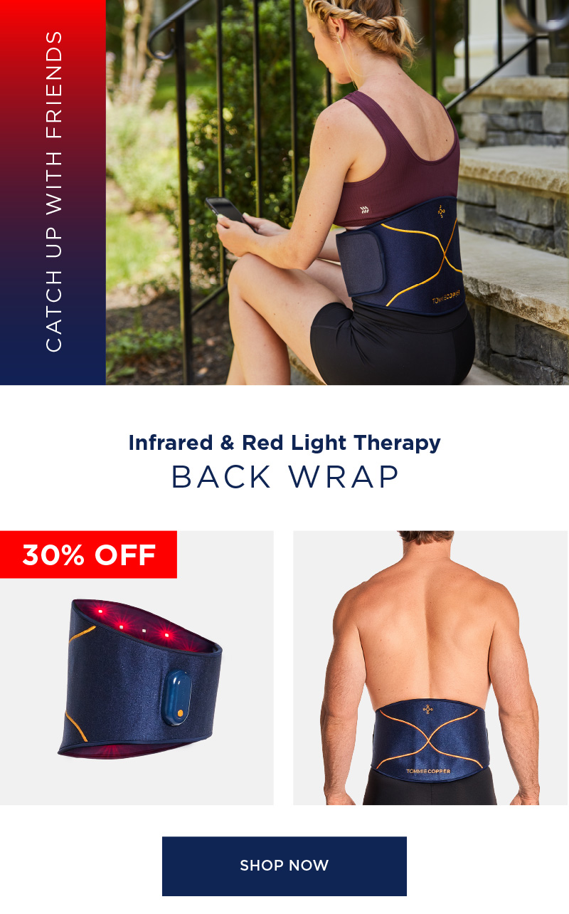 Pro-Grade Infrared & Red Light Therapy Back Wrap