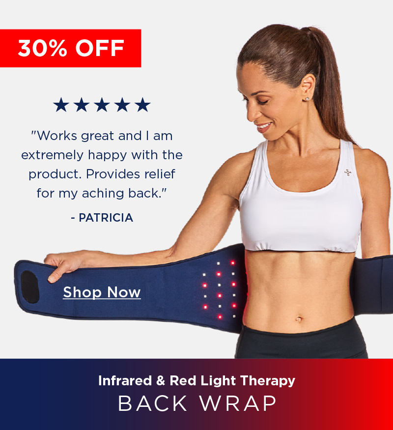 Pro-Grade Infrared & Red Light Therapy Back Wrap