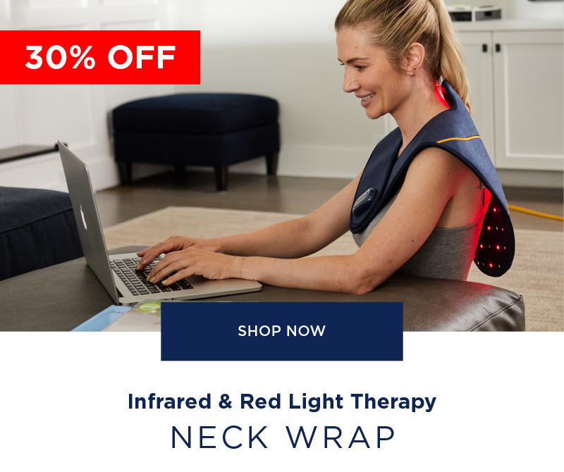 Pro-Grade Infrared & Red Light Therapy Neck Wrap