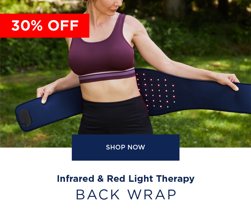 Pro-Grade Infrared & Red Light Therapy Back Wrap