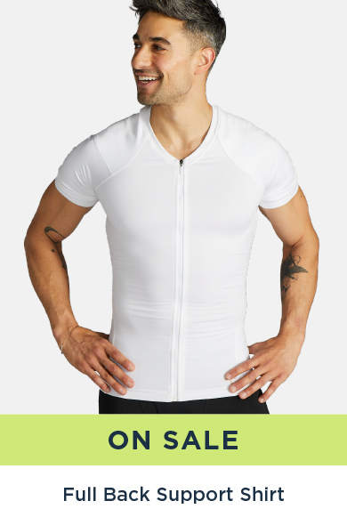 MEN'S FULL BACK SUPPORT SHIRT