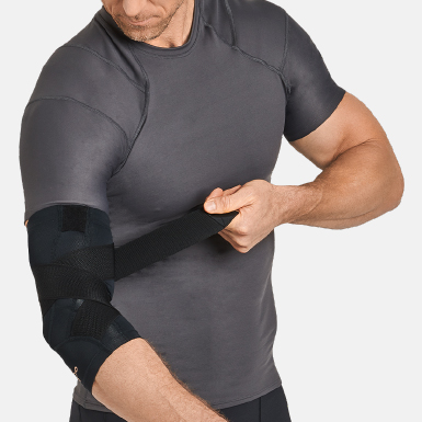 Men's Pro-Grade Adjustable Support Compression Elbow Sleeve