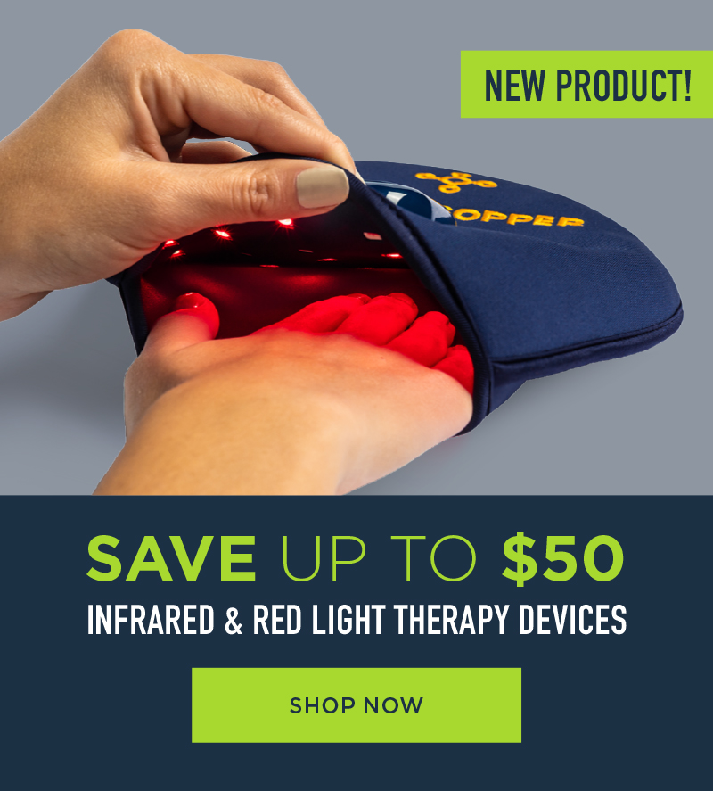 NEW PRODUCT! SAVE UP TO $50 INFRARED & RED LIGHT THERAPY DEVICES