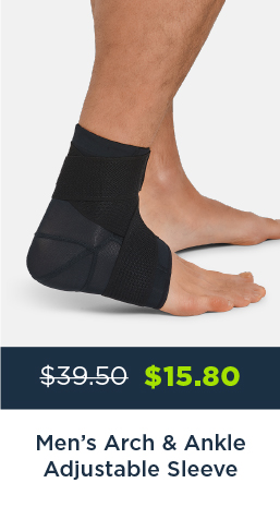 MEN'S ARCH AND ANKLE ADJUSTABLE SLEEVE