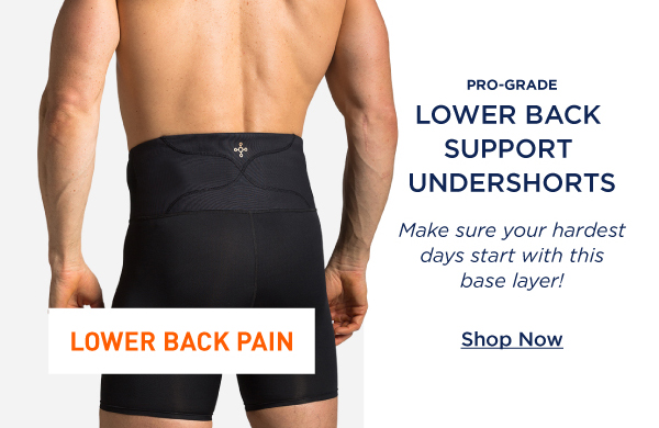 Men's Pro-Grade Lower Back Support Undershorts