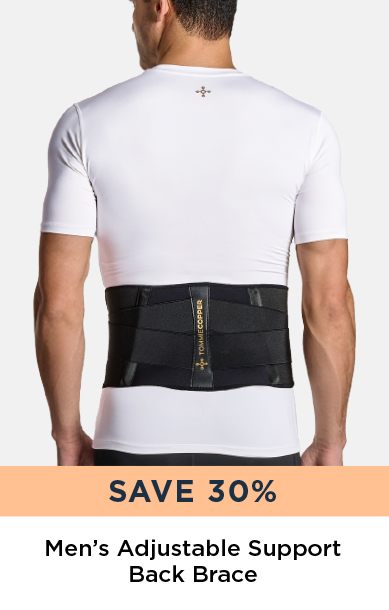 SAVE 30% MEN'S ADJUSTABLE SUPPORT BACK BRACE