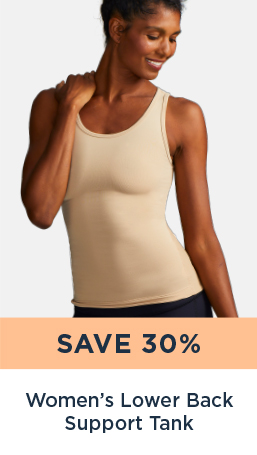 SAVE 30% WOMEN'S LOWER BACK SUPPORT TANK