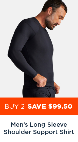 MEN'S LONG SLEEVE SHOULDER SUPPORT SHIRT