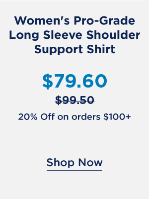 Women's Pro-Grade Long Sleeve Shoulder Support Shirt