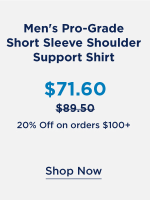 Men's Pro-Grade Short Sleeve Shoulder Support Shirt