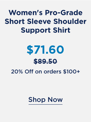 Women's Pro-Grade Short Sleeve Shoulder Support Shirt