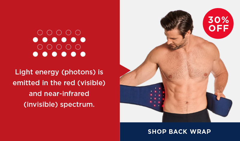 Pro-Grade Infrared & Red Light Therapy Back Wrap