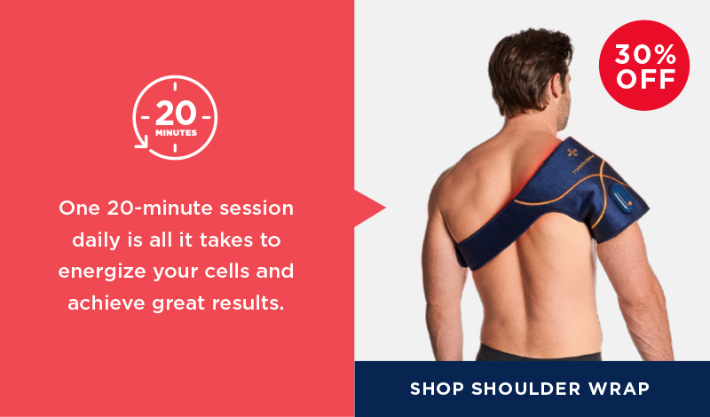 Pro-Grade Infrared & Red Light Therapy Shoulder Wrap