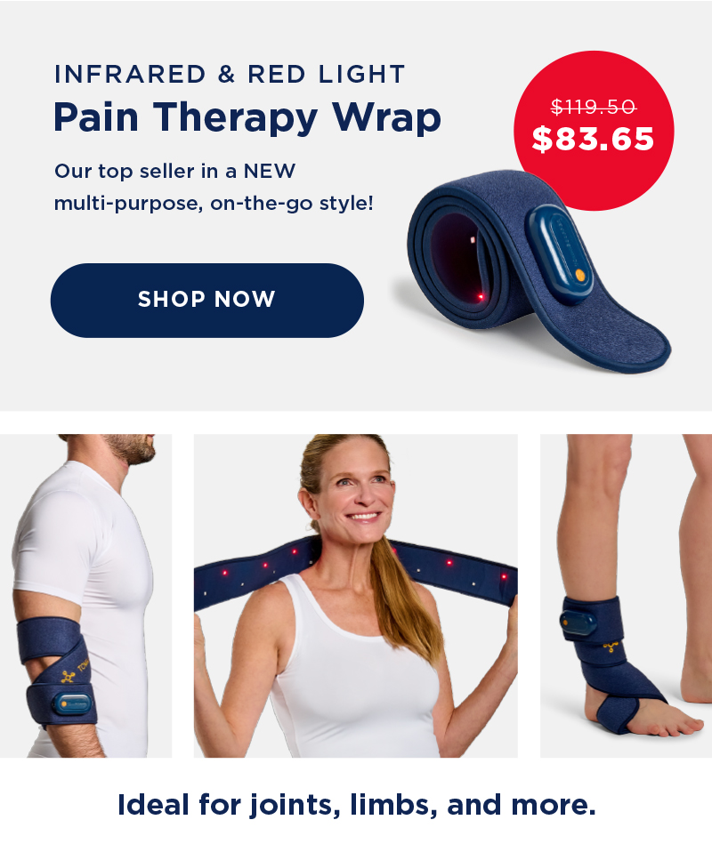 Pro-Grade Infrared & Red Light Pain Therapy Wrap