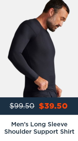 MEN'S LONG SLEEVE SHOULDER SUPPORT SHIRT