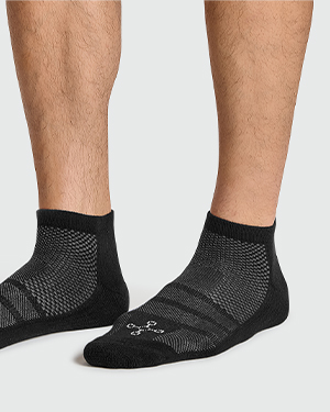 Men's Easy-On Ankle Compression Socks