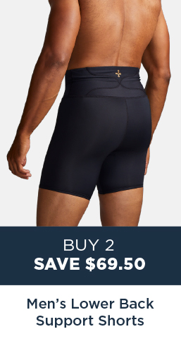 MEN'S LOWER BACK SUPPORT SHORTS