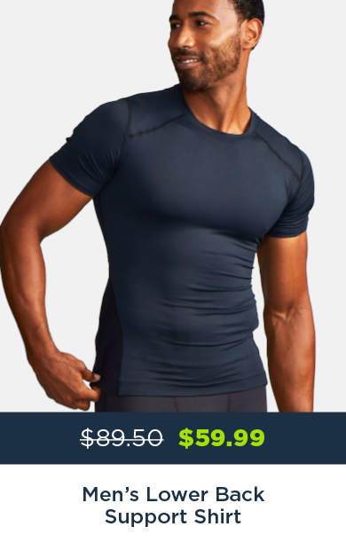 MEN'S LOWER BACK SUPPORT SHIRT