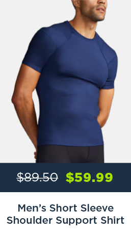 MEN'S SHORT SLEEVE SHOULDER SUPPORT SHIRT