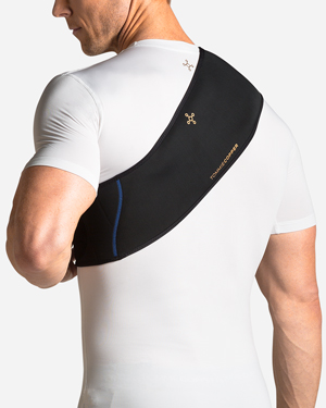 Men's Lower Back and Shoulder Therapy Wrap with Hot & Cold Gel Pack