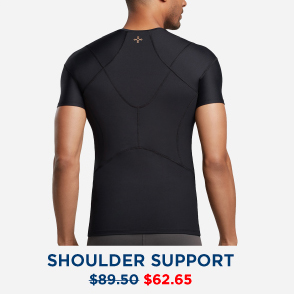 Men's Pro-Grade Short Sleeve Shoulder Support Shirt