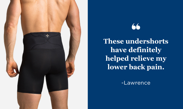 Men's Pro-Grade Lower Back Support Undershorts