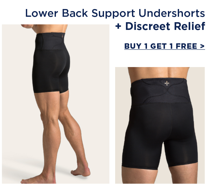 Men's Pro-Grade Lower Back Support Undershorts