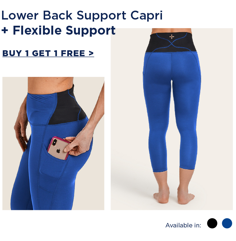 Women's Pro-Grade Lower Back Support Capri