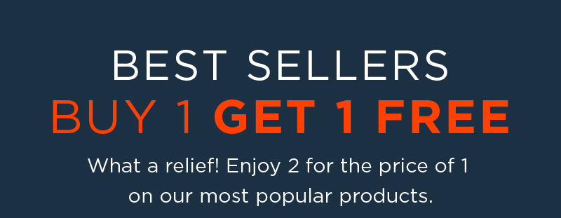 BEST SELLERS BUY 1 GET 1 FREE