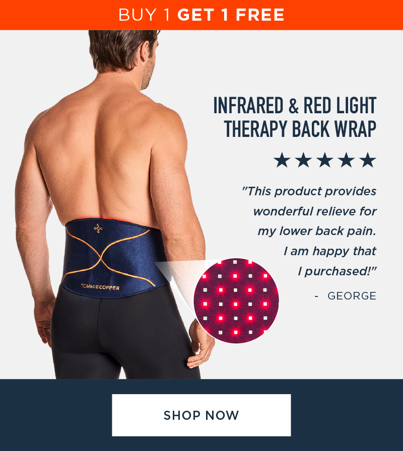BUY 1 GET 1 FREE INFRARED & RED LIGHT THERAPY BACK WRAP