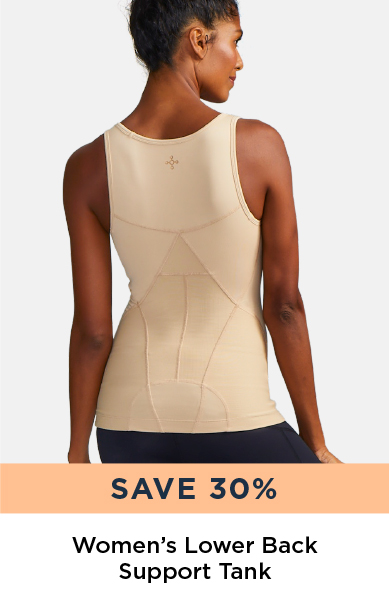 SAVE 30% WOMEN'S LOWER BACK SUPPORT TANK