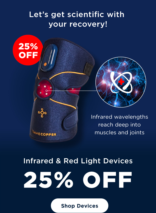 25% Off Infrared and Red Light Therapy Devices