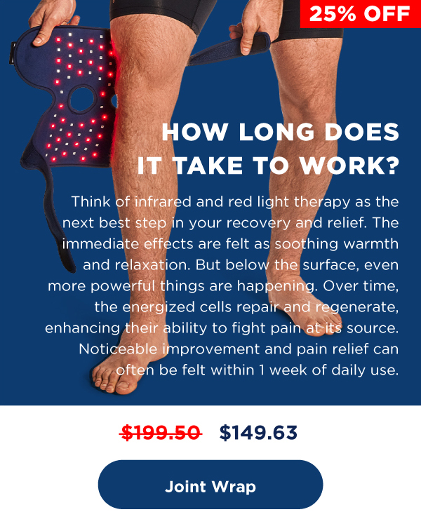 Pro-Grade Infrared & Red Light Therapy Joint Wrap